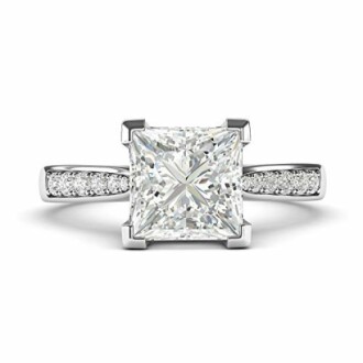 THELANDA 14k White Gold Solitaire 1.5ct Diamond Ring Review