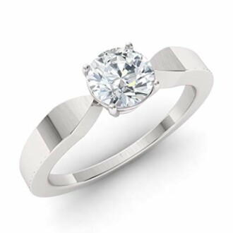 Diamondere Natural and Certified Diamond Solitaire Engagement Ring Review